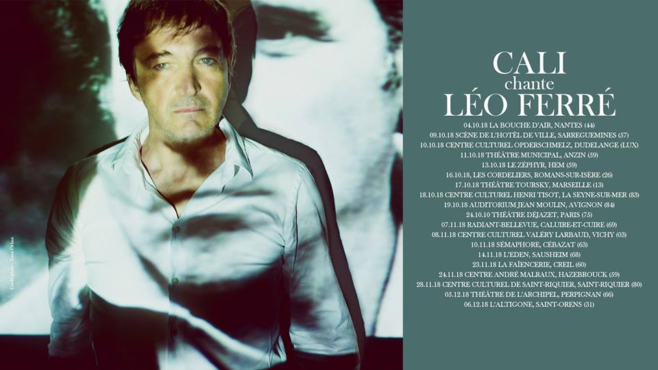 Cali chante Léo ferré, tournée 2018