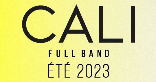 Les concerts de Cali pour l'été 2023